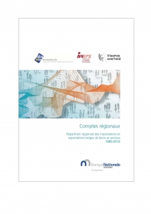 Comptes régionaux - Répartition régionale des importations et exportations belges de biens et services 1995-2013