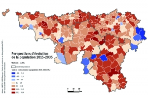 Perspectives d'évolution de la population 2015-2035