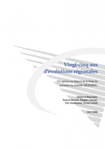 Vingt-cinq ans d’évolutions régionales