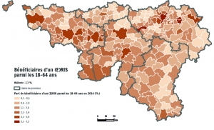 Bénéficiaires d’un (E)RIS parmi les 18-64 ans