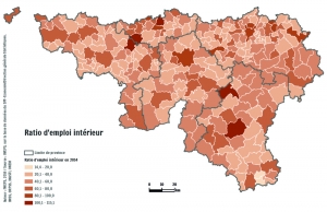 Ratio d'emploi intérieur