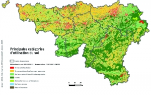 Principales catégories d’utilisation du sol