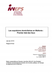 Les expulsions domiciliaires en Wallonie