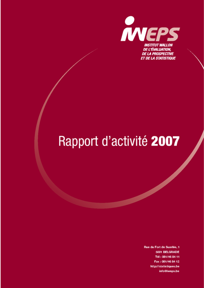 Rapport d'activité - 2007