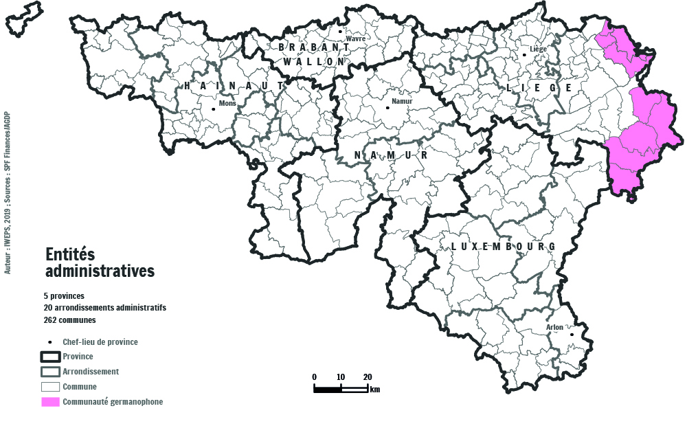 Structure Administrative Du Territoire Iweps