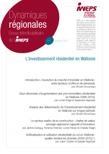 L'investissement résidentiel en Wallonie