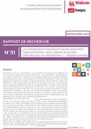 Les collaborations logistiques locales organisant l’aide alimentaire : quels apports et quelles difficultés pour les bénéficiaires ? Rapport intégral