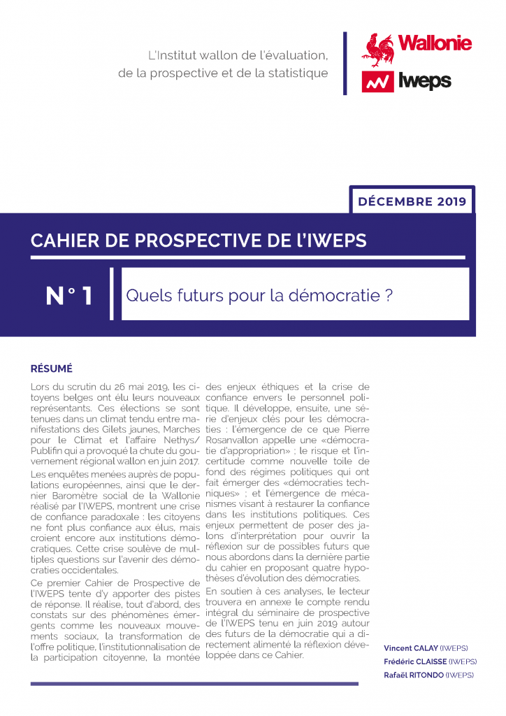 Quels futurs pour la démocratie ?