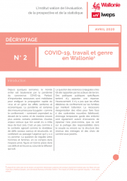 COVID-19, travail et genre en Wallonie
