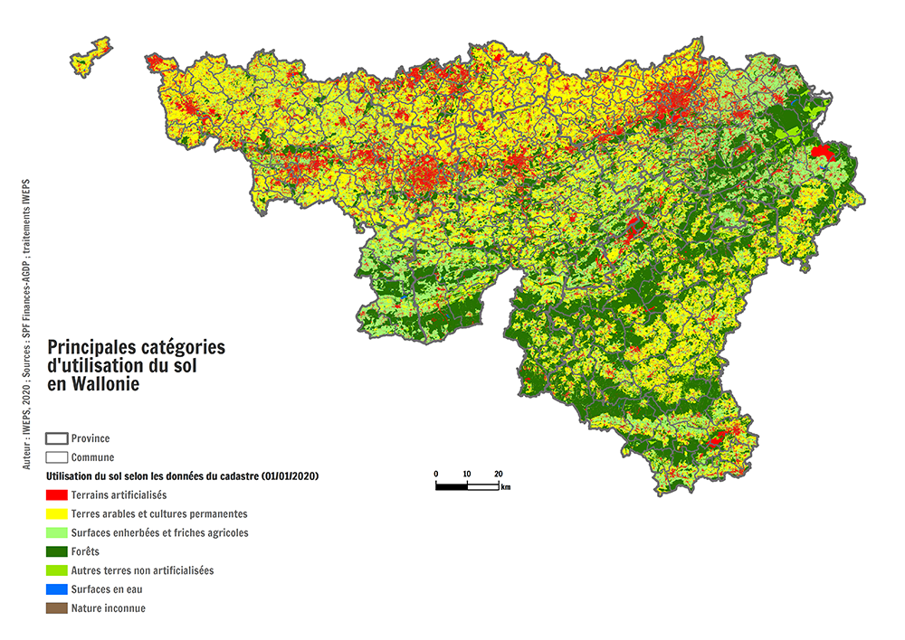 Utilisation Du Sol En Wallonie Iweps