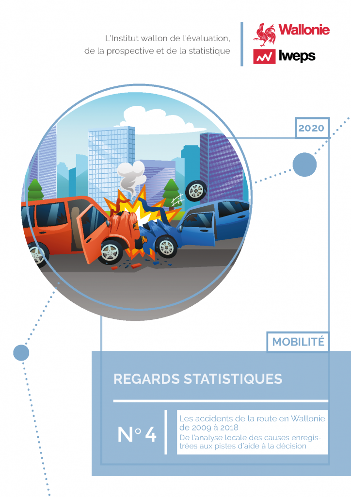 Les accidents de la route en Wallonie de 2009 à 2018