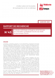 Analyses statistiques endogènes et territoriales de l’Indicateur synthétique d’accès aux droits fondamentaux (ISADF)