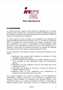 Plan opérationnel 2015-2019