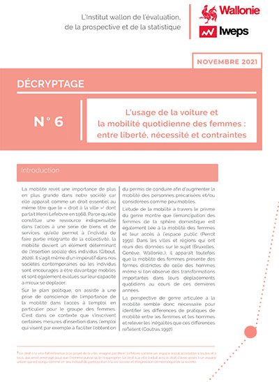 L’usage de la voiture et la mobilité quotidienne des femmes : entre liberté, nécessité et contraintes