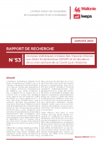 Analyses statistiques croisées des mesures d’accès aux droits fondamentaux (ISADF) et d’indicateurs de la crise sanitaire de la Covid-19 en Wallonie