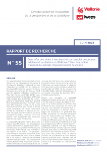 Quel effet des aides à l’embauche sur l’emploi des jeunes faiblement scolarisés en Wallonie ? Une évaluation d’impact du subside Impulsion moins de 25 ans