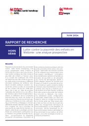 Lutter contre la pauvreté des enfants en Wallonie: une analyse prospective