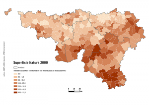 Sites naturels protégés en Wallonie
