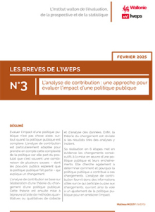 Les Brèves de l'IWEPS N°3