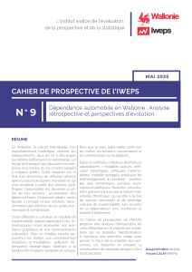 Dépendance automobile en Wallonie : Analyse rétrospective et perspectives d’évolution