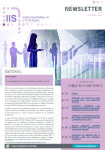 Couverture de la newsletter de l'IIS 9