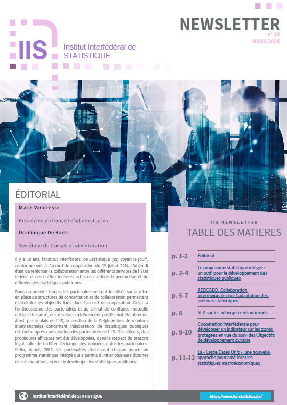 Couverture de le newsletter IIS 10