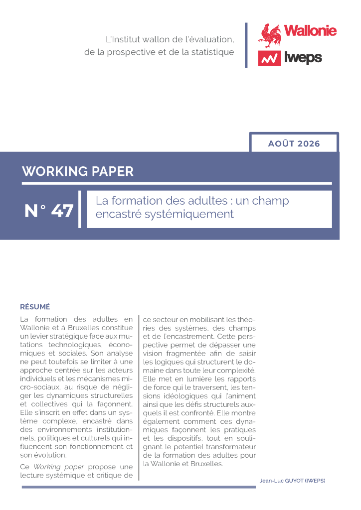 La formation des adultes : un champ encastré systémiquement